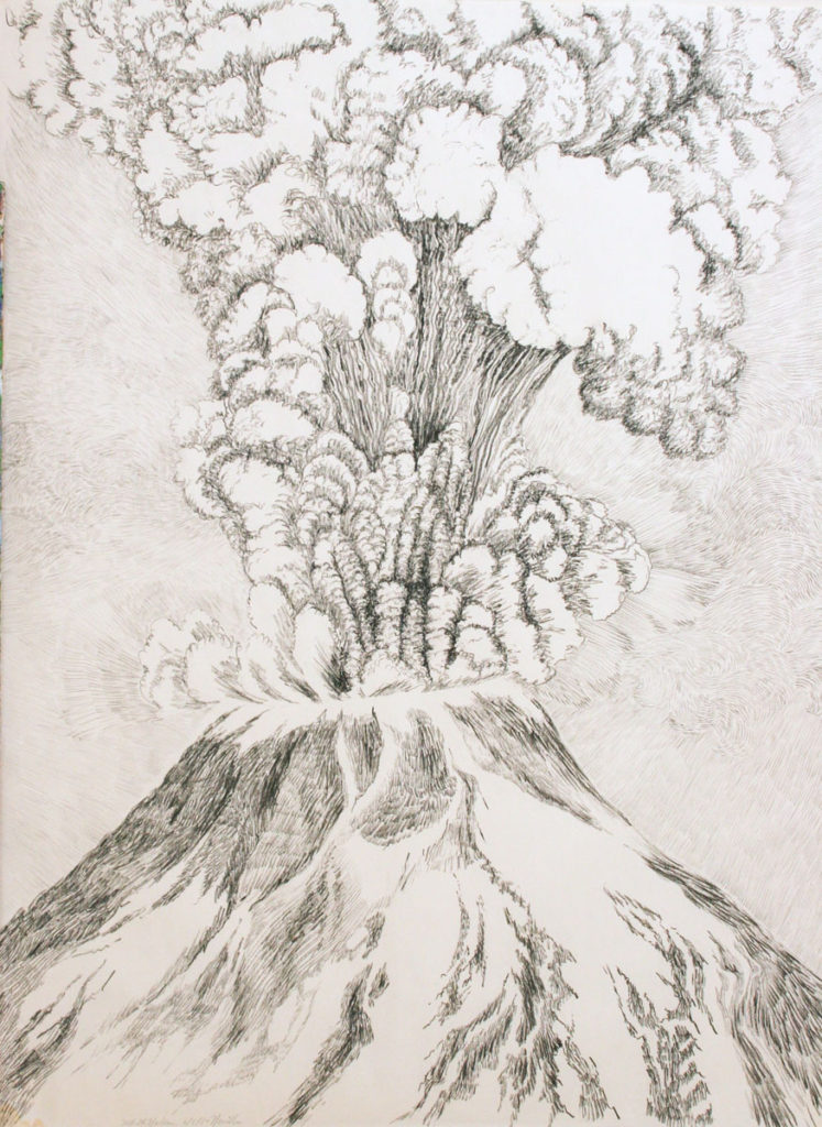 graphite Study, Mt St Helens