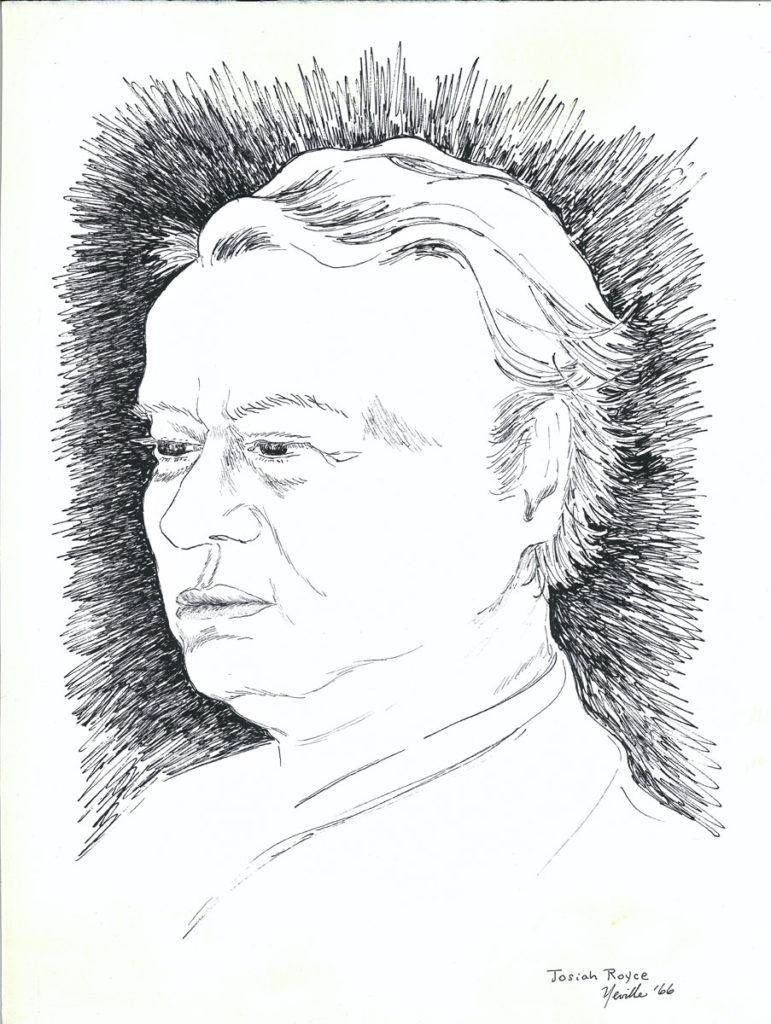drawing: Josiah Royce portrait