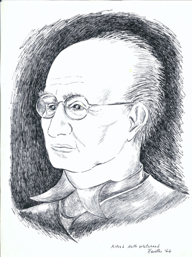 drawing: Alfred North Whitehead portrait