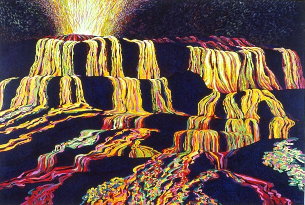 Lava Flow painting