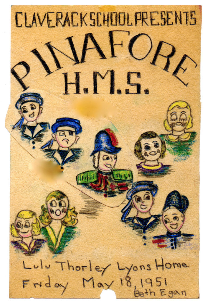 HMS Pinafore program cover 1951