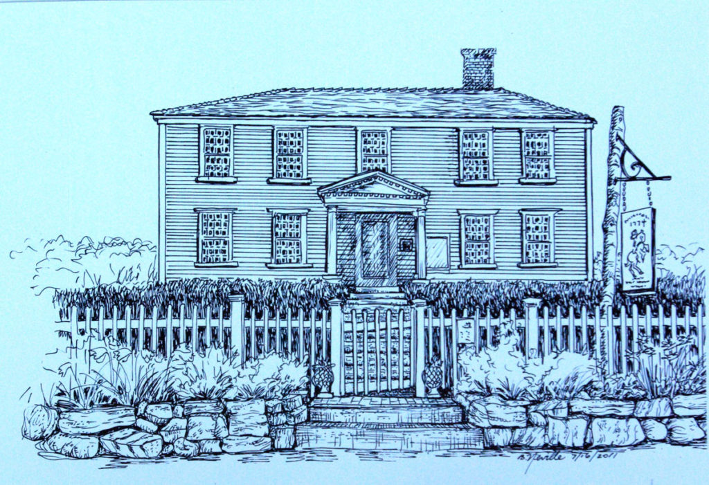 drawing: Suffolk Resolves House, 1774