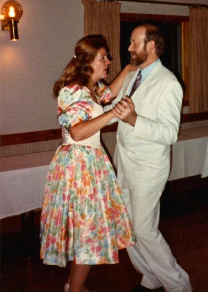 Beth and Bob Neville dancing