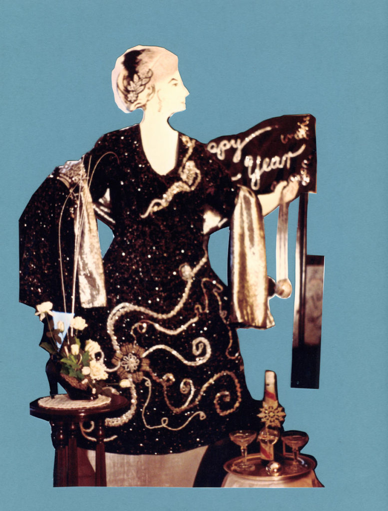 Evening gown designed by Beth Neville, displayed on mannequin