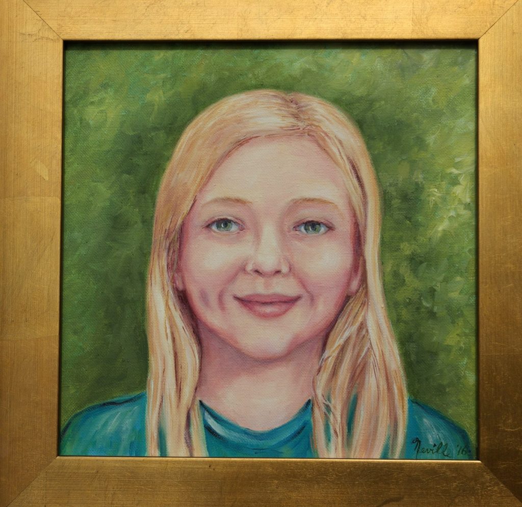 oil portrait of Mary Rothermel